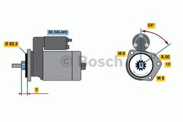 BOSCH 0001112044 Стартер