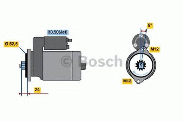 BOSCH 0001125511 Стартер