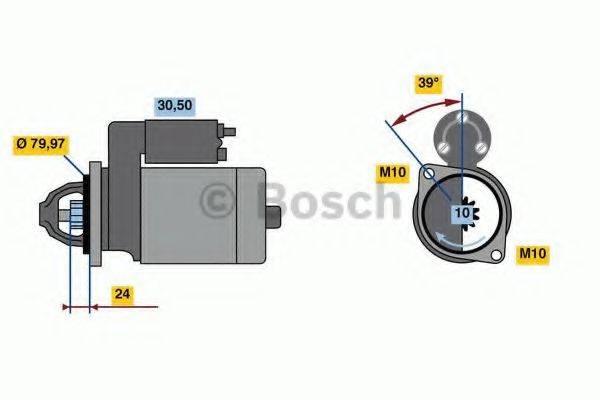 BOSCH 0001139047 Стартер