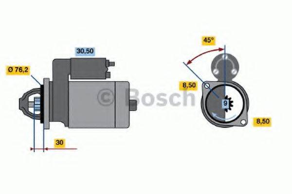 BOSCH 0001211225 Стартер