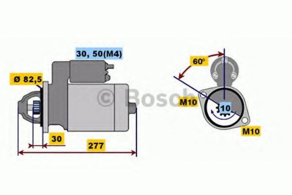 BOSCH 0001218110 Стартер