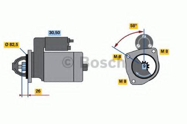 BOSCH 0001218131 Стартер