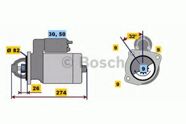 BOSCH 0001218164 Стартер