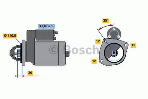 BOSCH 0001218703 Стартер