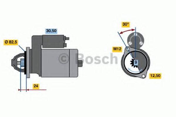 BOSCH 0001313006 Стартер