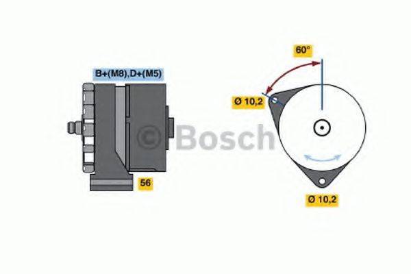 BOSCH 0120469588 Генератор