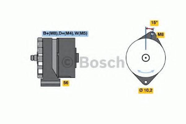 BOSCH 0120469850 Генератор