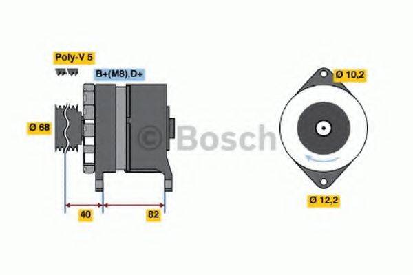 BOSCH 0120469859 Генератор