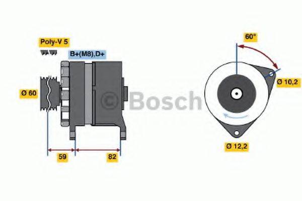 BOSCH 0120469940 Генератор