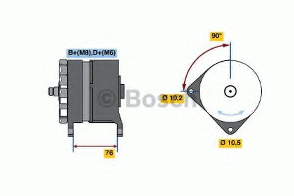 BOSCH 0120469984 Генератор