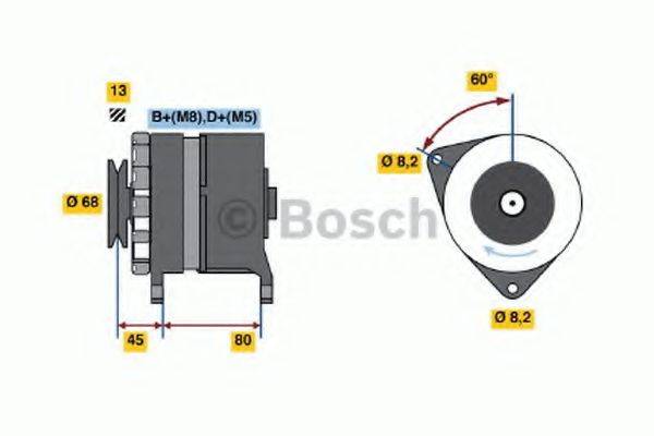 BOSCH 0120469990 Генератор