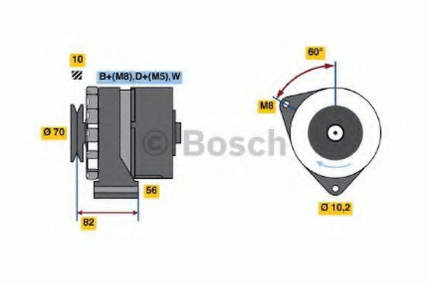 BOSCH 0120469991 Генератор