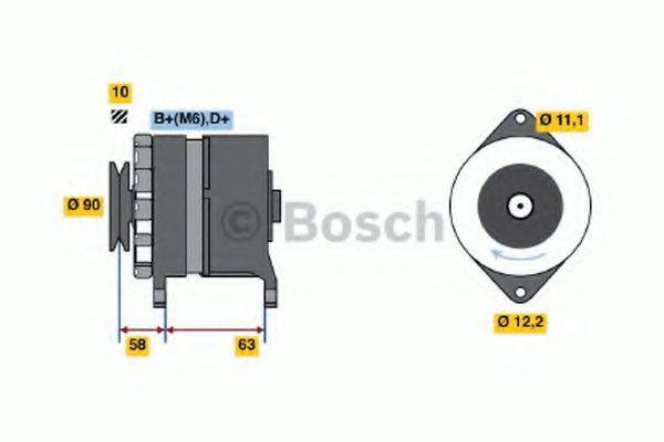 BOSCH 0120489212 Генератор