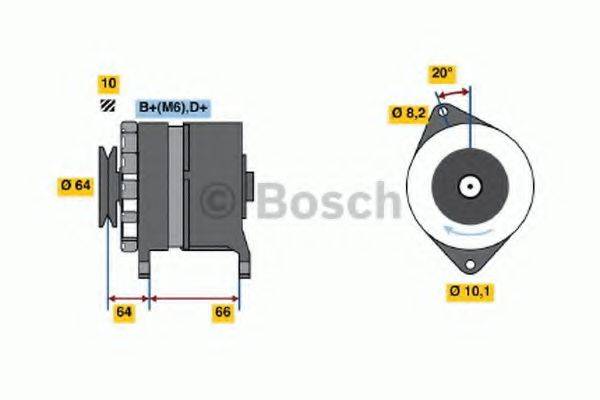 BOSCH 0120489358 Генератор