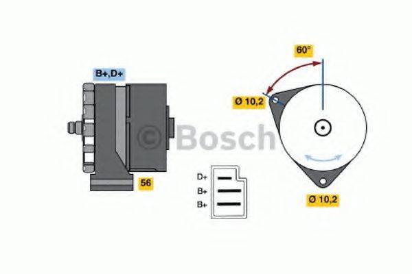 BOSCH 0120489935 Генератор