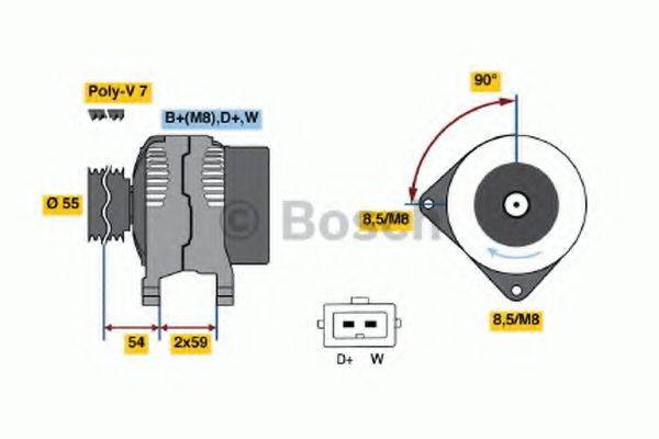 BOSCH 0123310003 Генератор