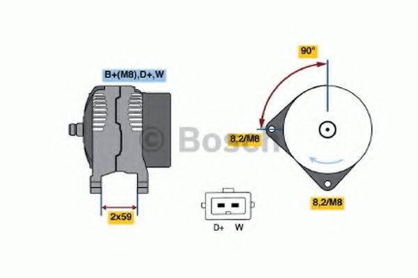 BOSCH 0123320027 Генератор