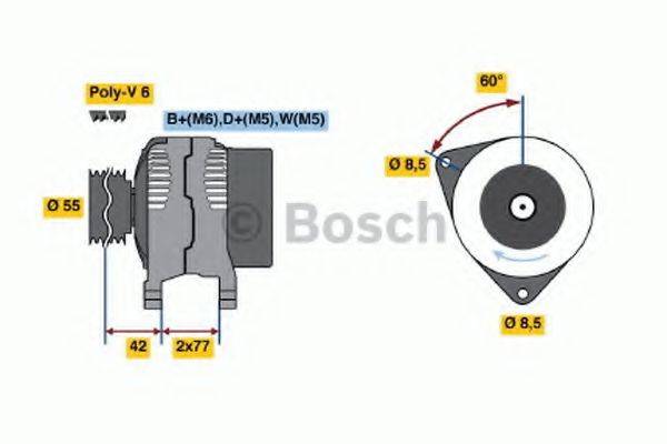 BOSCH 0123310053 Генератор