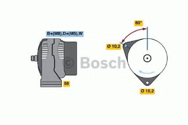 BOSCH 0123320023 Генератор