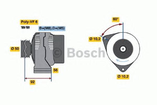 BOSCH 0123320049 Генератор