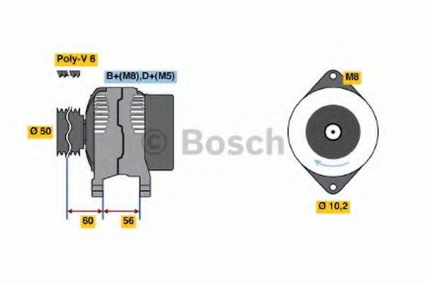 BOSCH 0123505002 Генератор