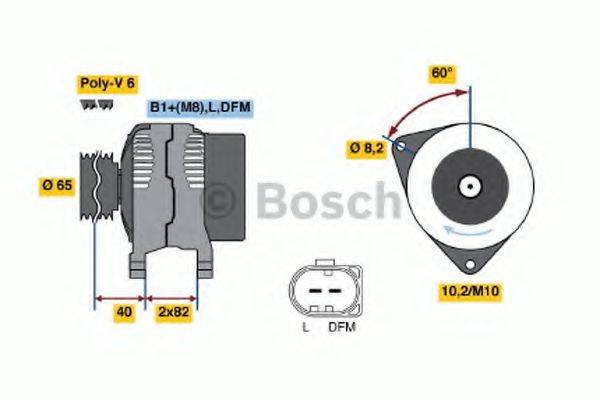 BOSCH 0124515040 Генератор