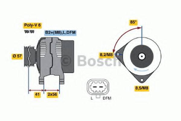 BOSCH 0124525174 Генератор