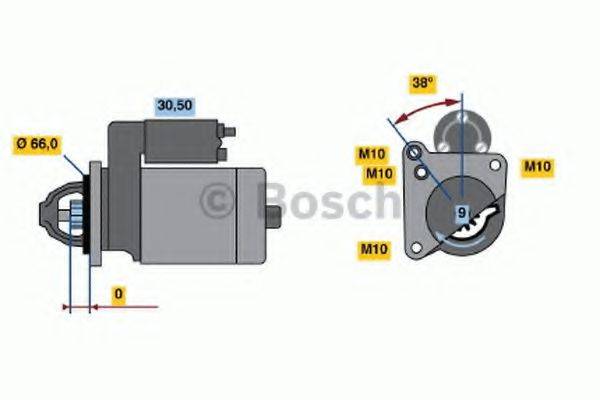 BOSCH 0986010310 Стартер