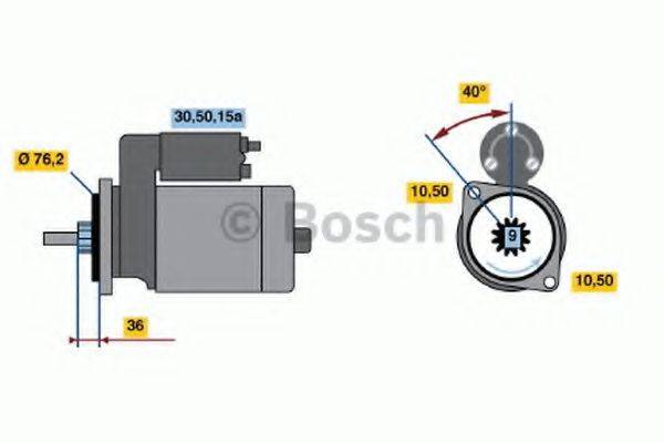 BOSCH 0986010370 Стартер