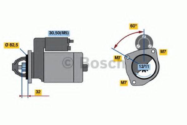 BOSCH 0986010600 Стартер