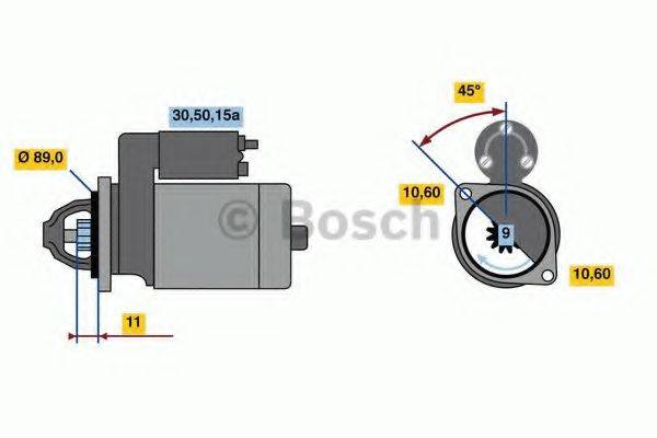 BOSCH 0986010670 Стартер