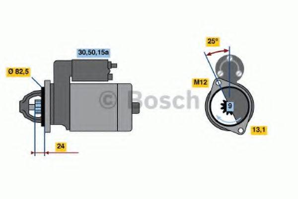 BOSCH 0986010780 Стартер