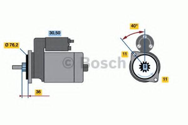 BOSCH 0986010920 Стартер