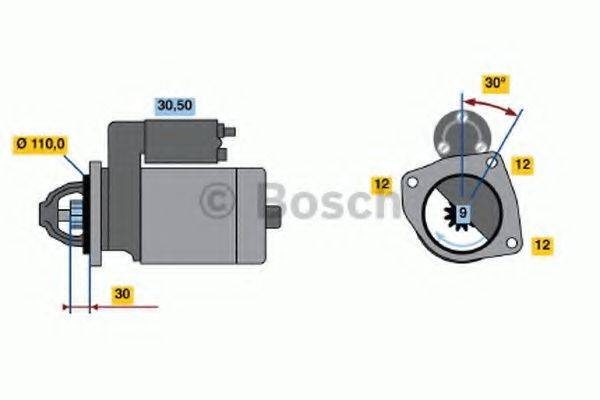 BOSCH 0986011060 Стартер