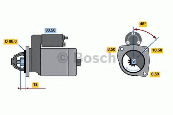 BOSCH 0986011651 Стартер