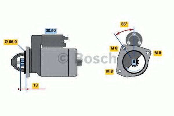 BOSCH 0986011810 Стартер