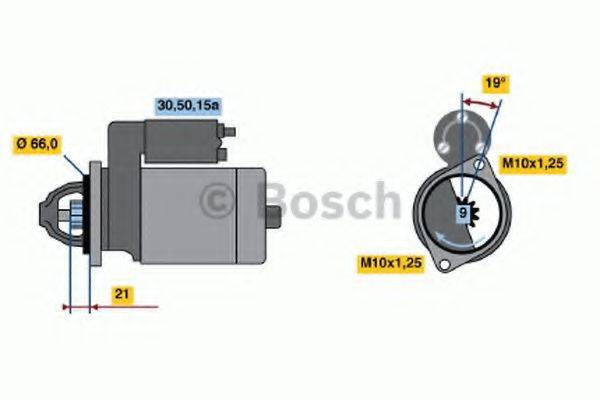 BOSCH 0986012221 Стартер