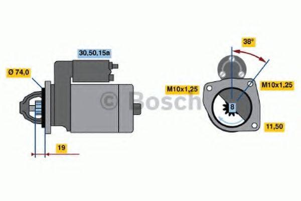 BOSCH 0986012271 Стартер