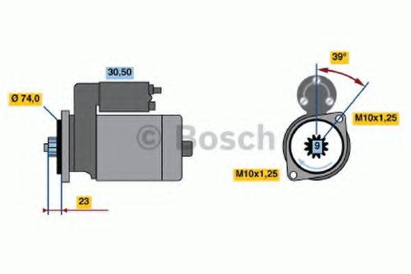 BOSCH 0986012311 Стартер