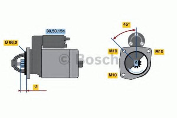 BOSCH 0986012340 Стартер