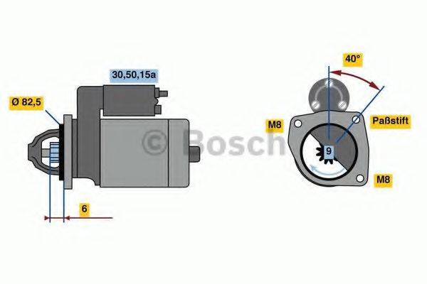 BOSCH 0986012570 Стартер