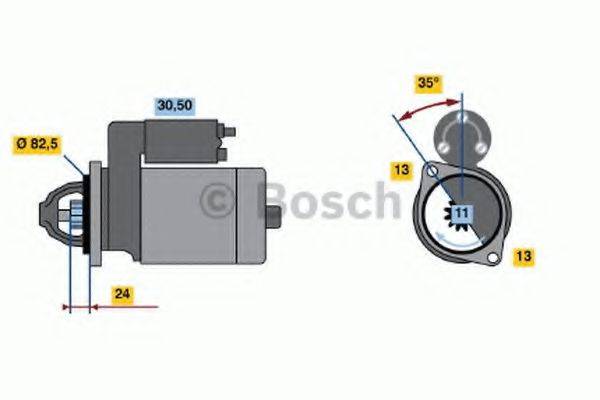 BOSCH 0986012610 Стартер