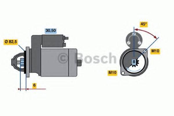 BOSCH 0986012911 Стартер