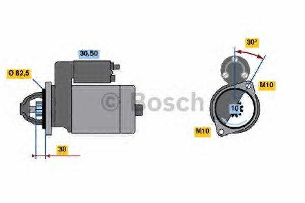 BOSCH 0986013390 Стартер