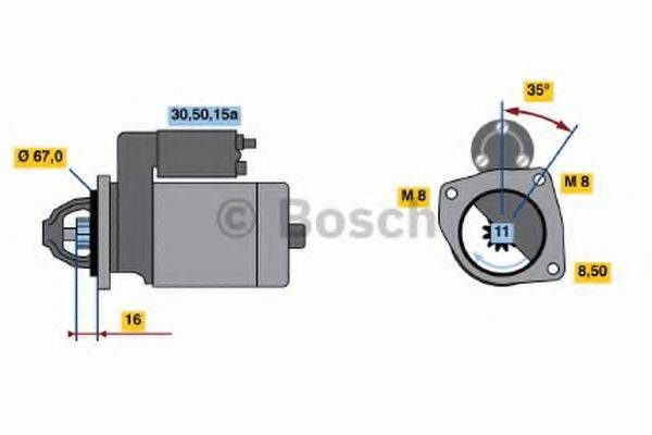 BOSCH 0986014800 Стартер