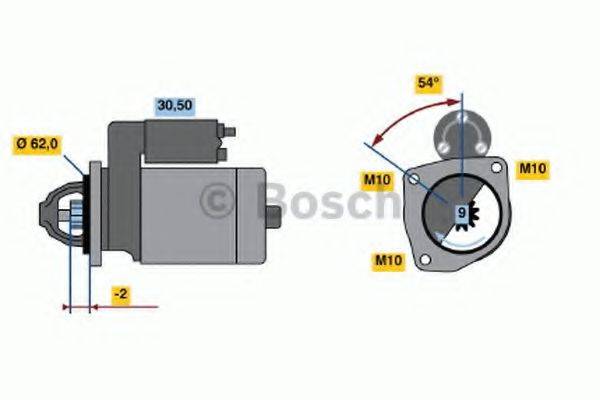 BOSCH 0986016120 Стартер