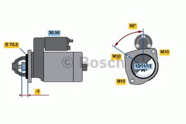 BOSCH 0986016141 Стартер