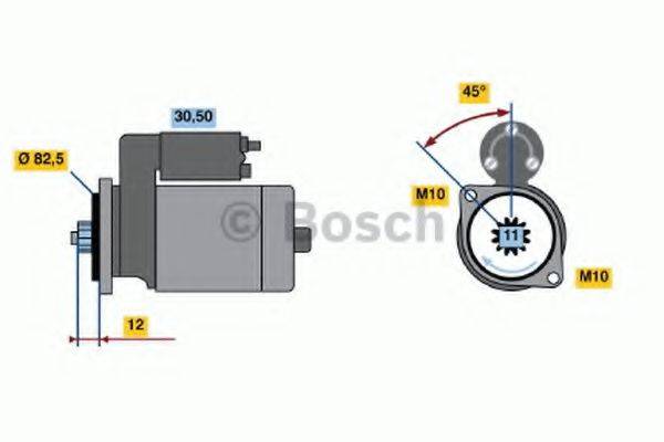 BOSCH 0986016271 Стартер