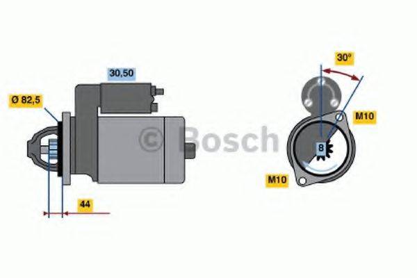 BOSCH 0986016591 Стартер