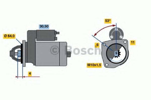 BOSCH 0986017840 Стартер